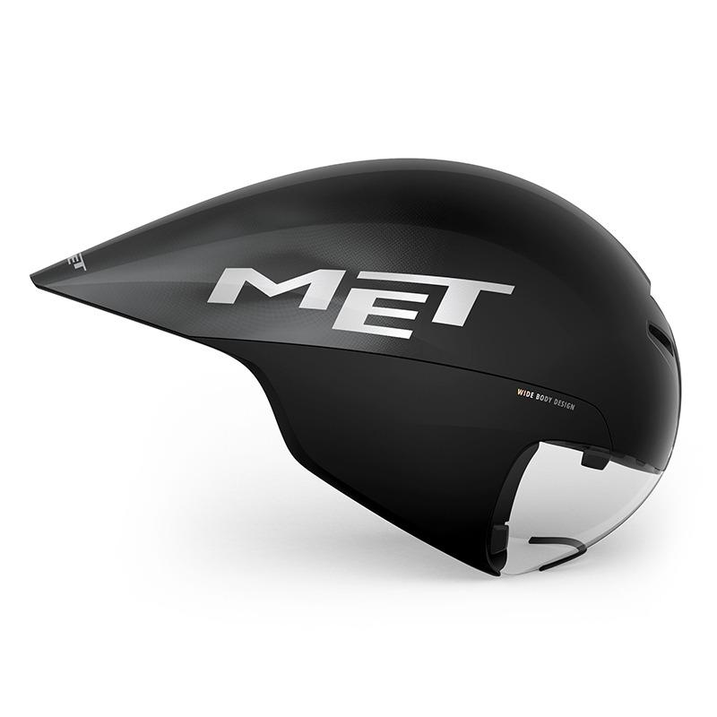 MET メット DRONE WIDE BODY2 BLK METALLIC GLOSSY ヘルメット_2