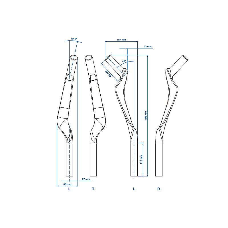 PROFILE DESIGN プロファイルデザイン 43 ASC エクステンションバーノミ カーボン 400mm  エアロバー パーツ｜cyclick｜04