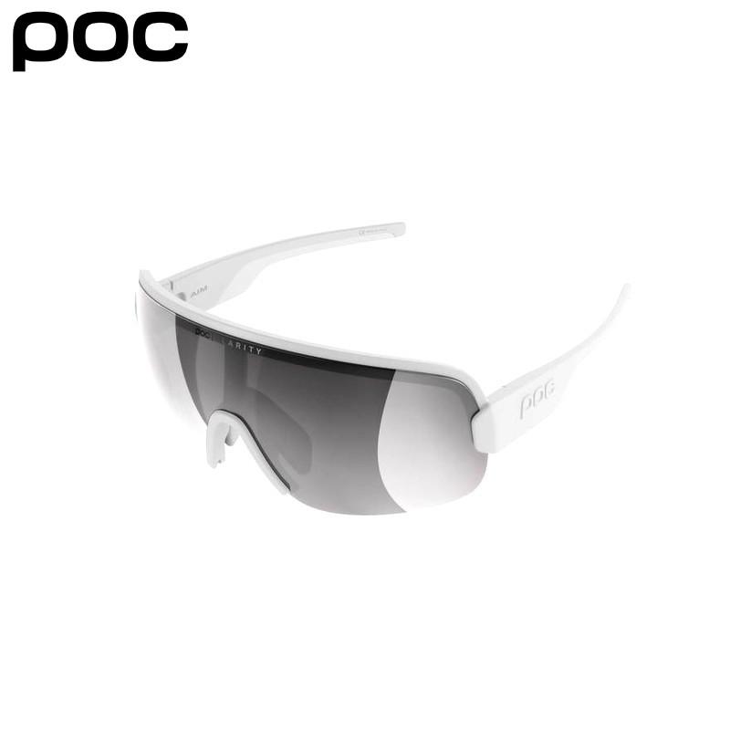 POC ポック AIM エイム Hydrogen White ( Lens ; Violet / Silver 