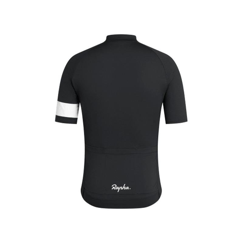 Rapha ラファ Core Lightweight サイクリングジャージ Black : サイ