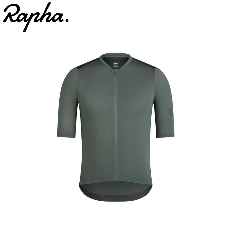 Rapha ラファ Pro Team トレーニングジャージ Dark Green/Dark Grey | 