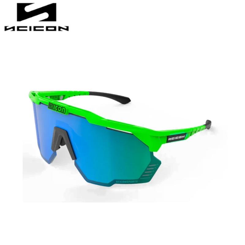 SCICON SPORTS シーコン AEROSHADE KUNKEN FRAME:GREEN FLUO LENS