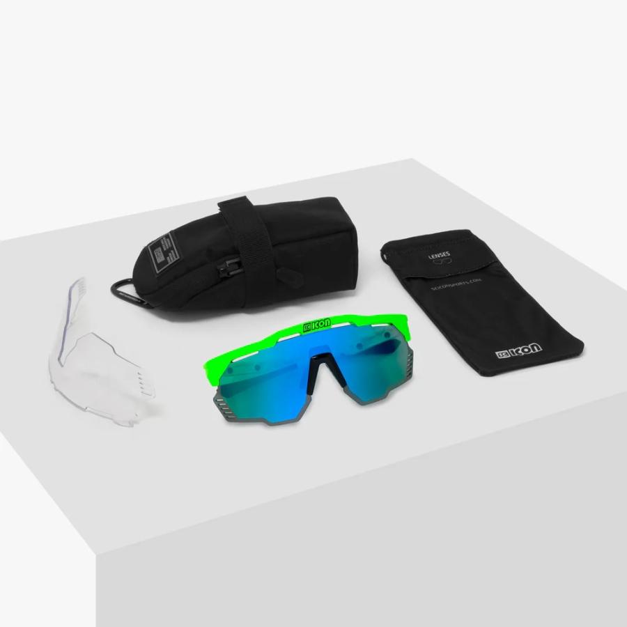 SCICON SPORTS シーコン AEROSHADE KUNKEN FRAME:GREEN FLUO LENS