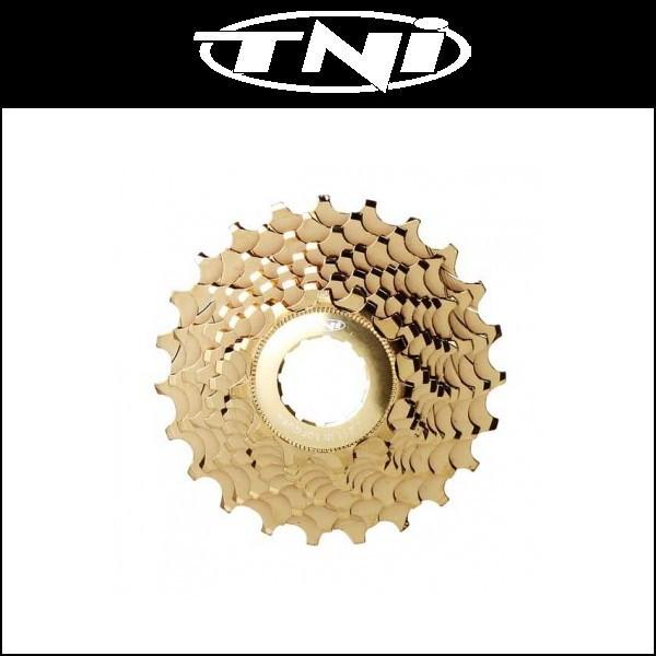 TNI ティーエヌアイ アルミCNCカセット カンパ 11S (ゴールド)