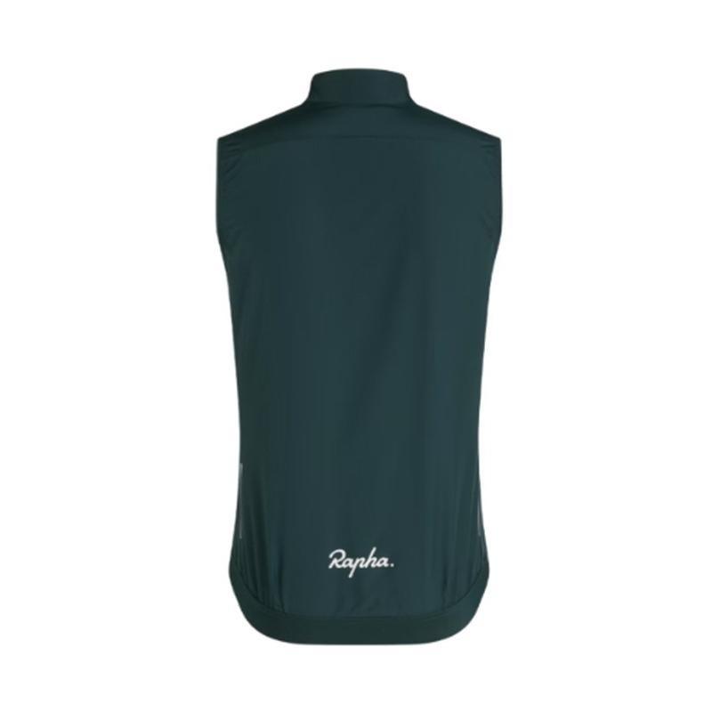 Rapha グリーン メンズ　コア　ジレ　L アウトレット品】Rapha Coreジレ Dark Green/White Lサイズ : サイ