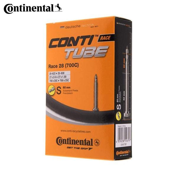 Continental　コンチネンタル Race28 700 × 20 - 25C 仏式 60mm  インナーチューブ 現品大特価｜cyclick