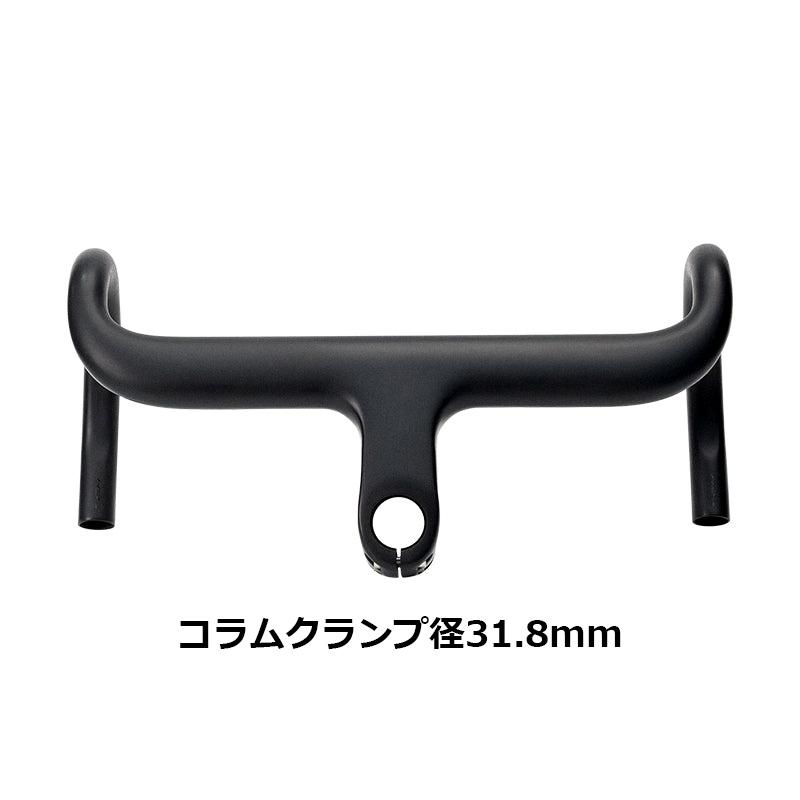 一体型カーボンハンドル アルミマウント付き 38cm YOELEO ヨーレオ H9カーボンロードバイク一体型ハンドルバー