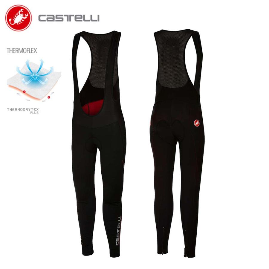 CASTELLI 16580 MENO 2 WIND BIBTIGHT カステリ メーノ2 ウィンド ビブタイツ/サイクル 自転車｜cyclistanet