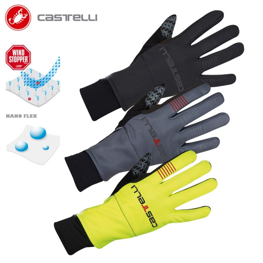 CASTELLI 15541 GARA MIDWEIGHT GLOVE カステリ ガラ ミッドウェイト 長指グローブ/サイクル 自転車｜cyclistanet