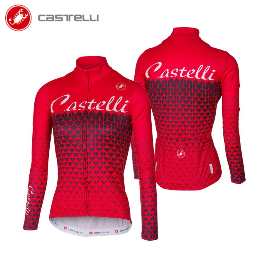 カステリ Castelli 秋冬 レディース 女性用 サイクルジャケット 長袖