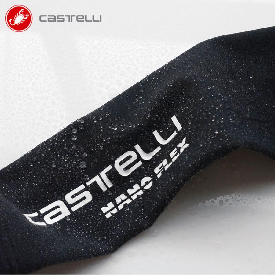 ＜春の感謝祭＞[クリアランス★5%OFF]【即納】WILIER CASTELLI ウィリエール カステリ コラボ限定 ナノフレックス 防水 WL161 アームウォーマー｜cyclistanet｜02