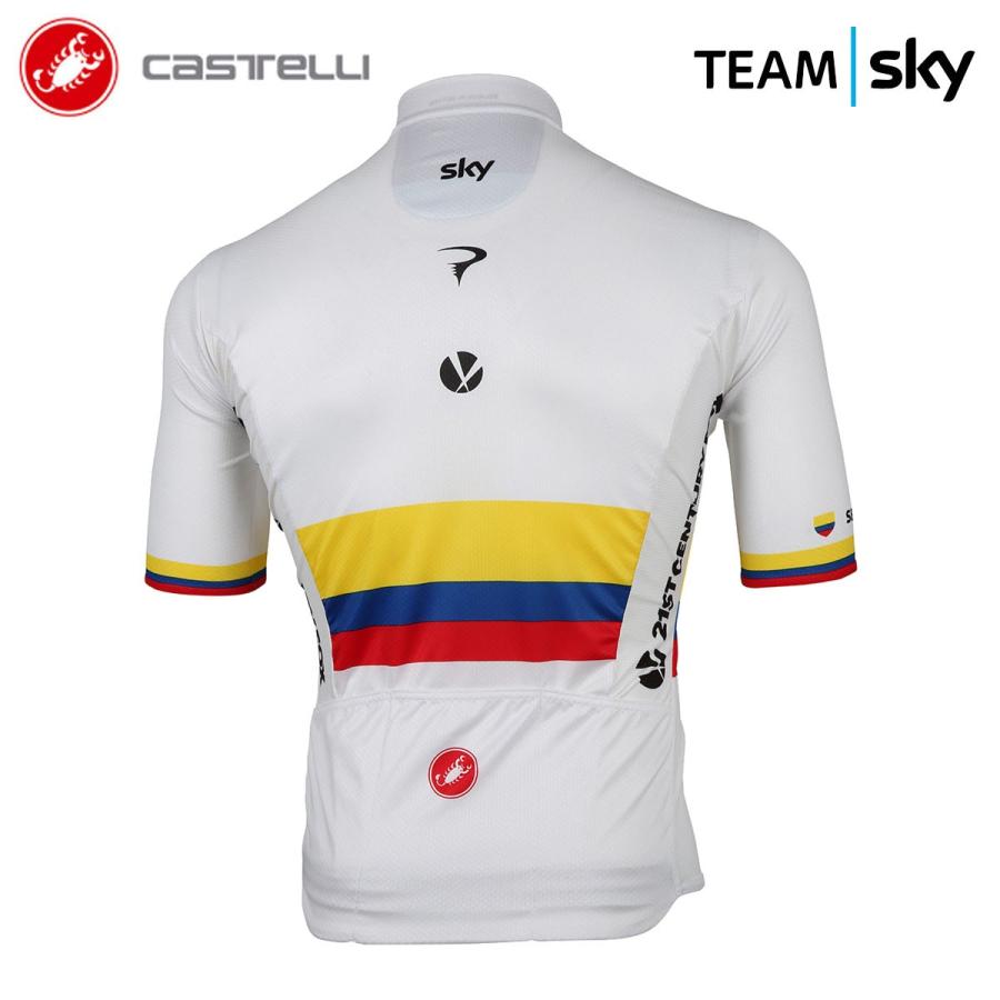castelli カステリチームスカイ 半袖　メンズサイズS サイクルジャージ Castelli ＜最安値挑戦中!＞【即納】CASTELLI 7000 TEAM SKY