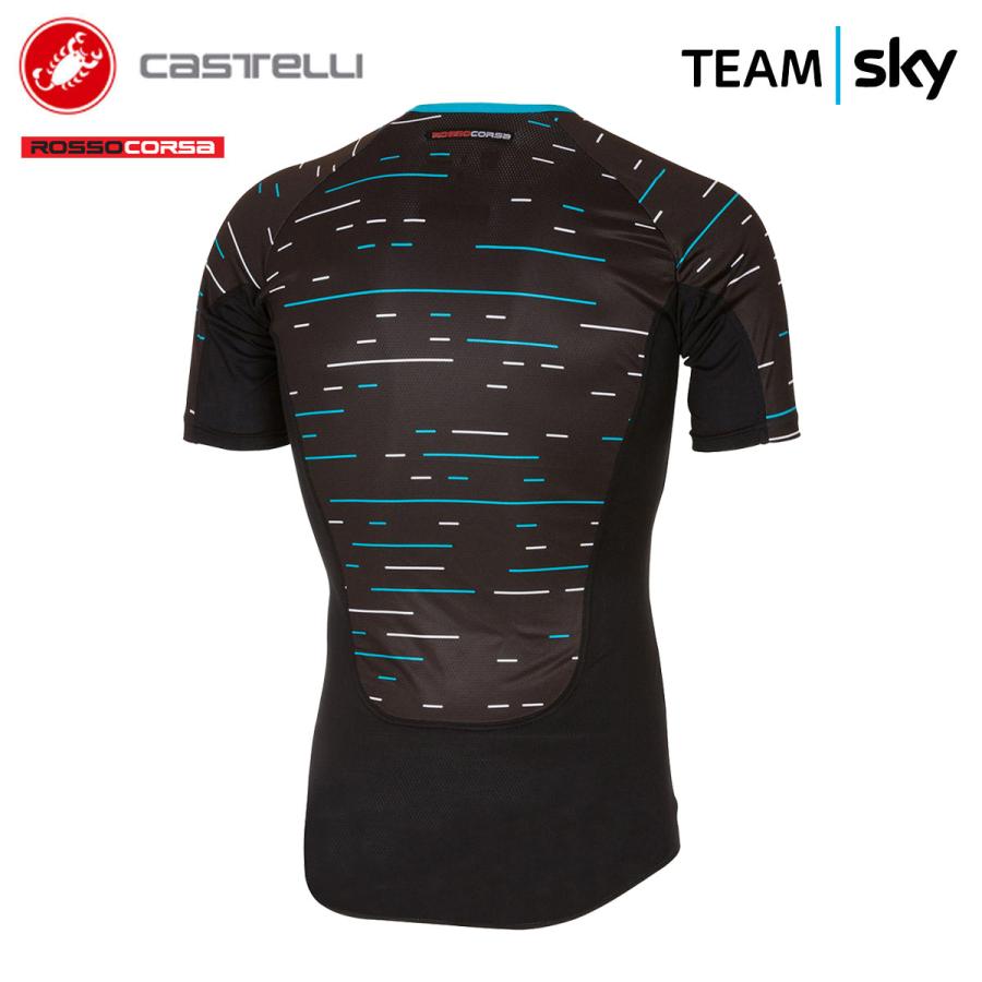 ＜春の感謝祭＞[クリアランス★20%OFF]【即納】CASTELLI 7110 TEAM SKY PROSECCO SHORT SLEEVE カステリ チームスカイ プロセッコ 半袖 ベースレイヤー｜cyclistanet｜03