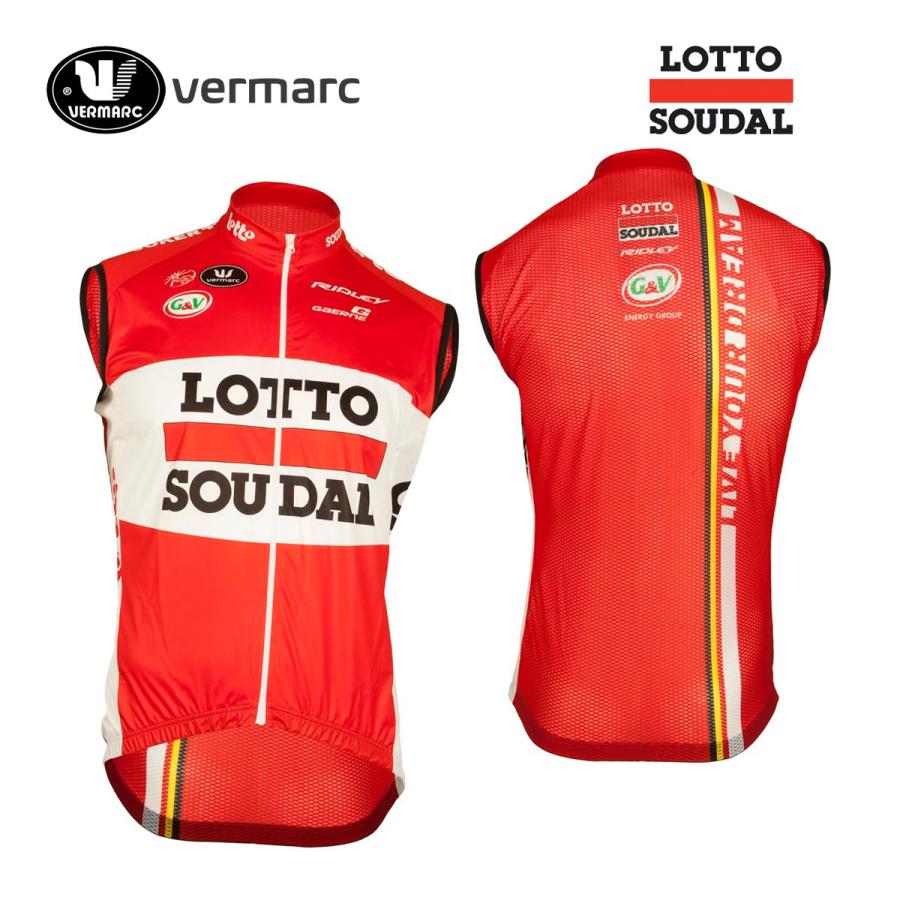 最安値挑戦中!＞☆Vermarc LOTTO SOUDAL WIND VEST フェルマルク