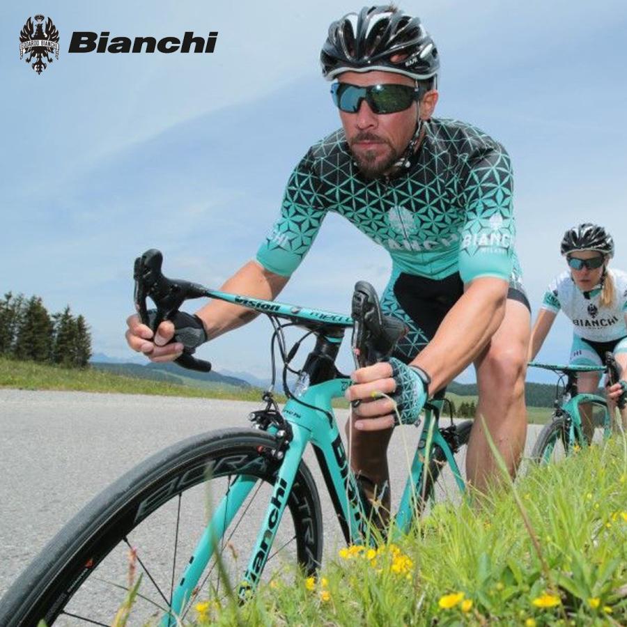 BIANCHI MILANO Conca Jersey + Rubbio Bib Shorts ビアンキ 半袖ジャージ＋ビブショーツ/サイクル 自転車｜cyclistanet｜05