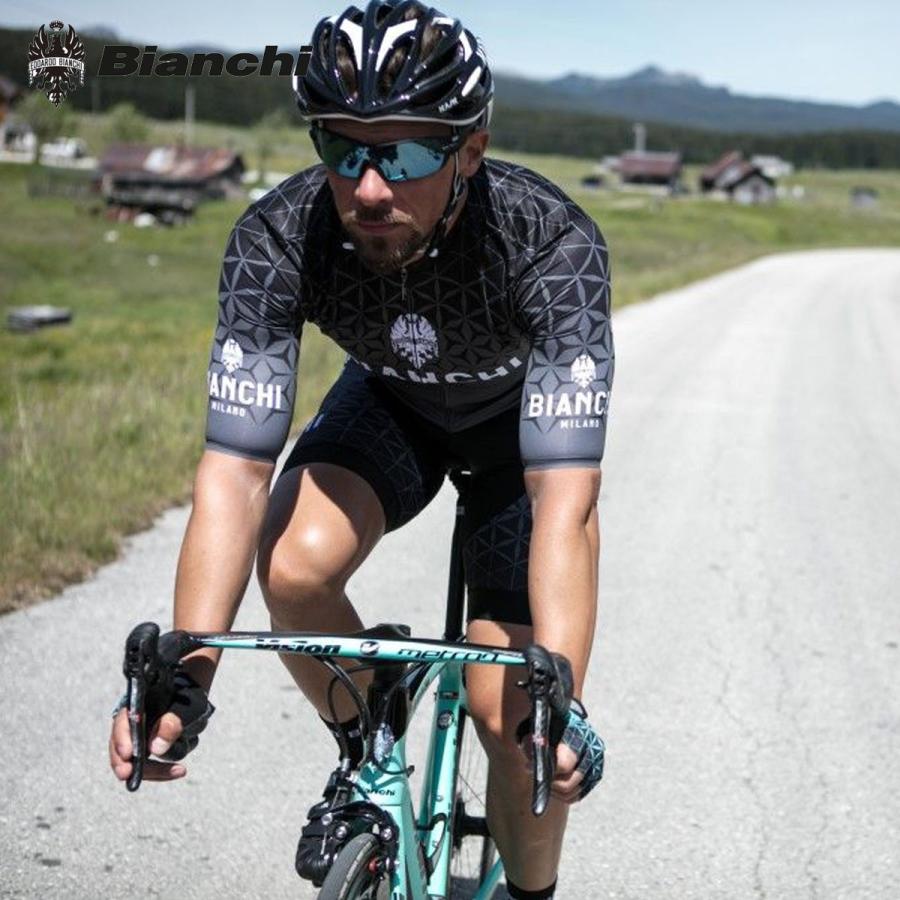 Bianchi BIANCHI MILANO Conca Jersey + Rubbio Bib Shorts Bianchi BIANCHI MILANO Conca Jersey + Rubbio Bib Shorts