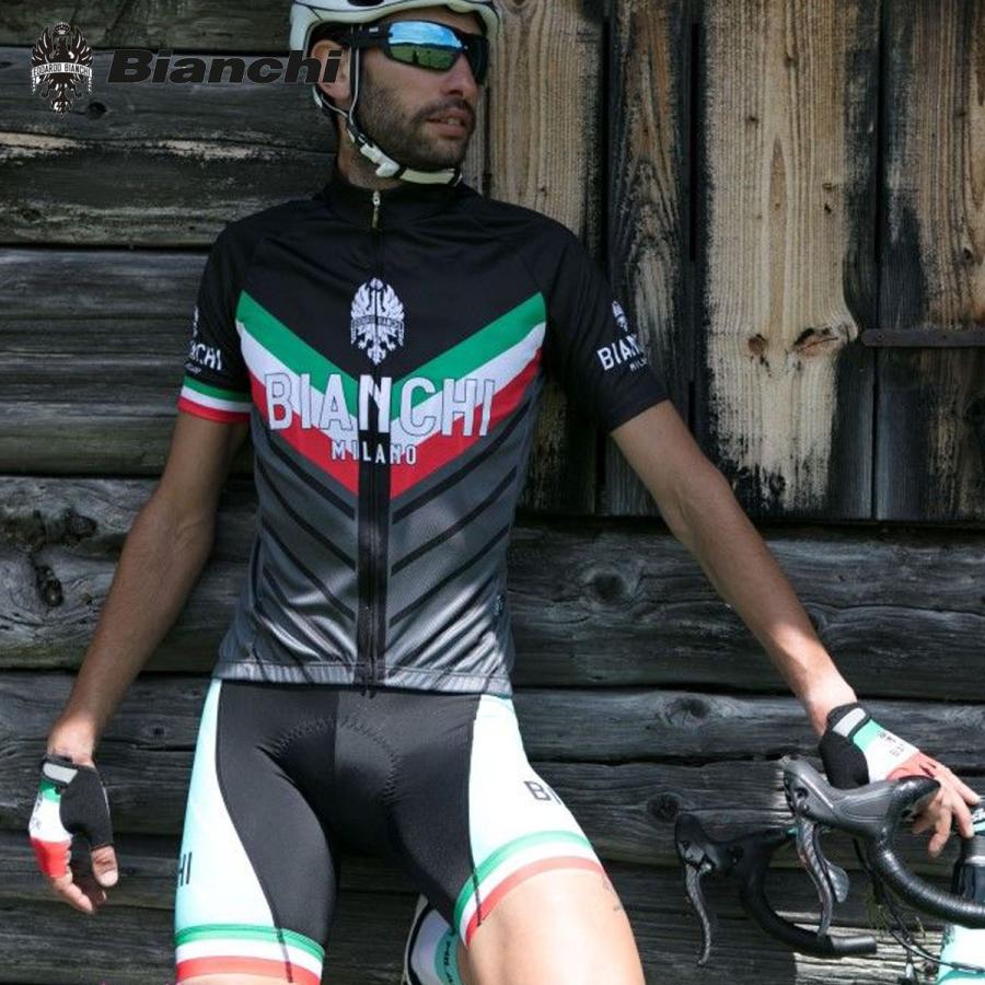 BIANCHI MILANO Tiera Jersey + Gruso Bib Shorts ビアンキ 半袖ジャージ＋ビブショーツ/サイクル 自転車｜cyclistanet｜05