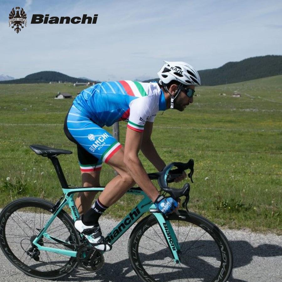 BIANCHI MILANO Tiera Jersey + Gruso Bib Shorts ビアンキ 半袖ジャージ＋ビブショーツ/サイクル 自転車｜cyclistanet｜06