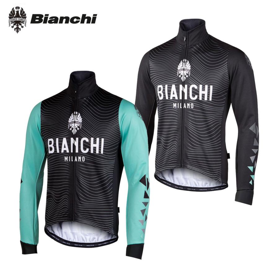 イタリア製 Bianchi ジャージ トラックジャケット サイクルウェア Bianchi サイクルジャージ（シーズン：秋冬用）｜サイクルウェア