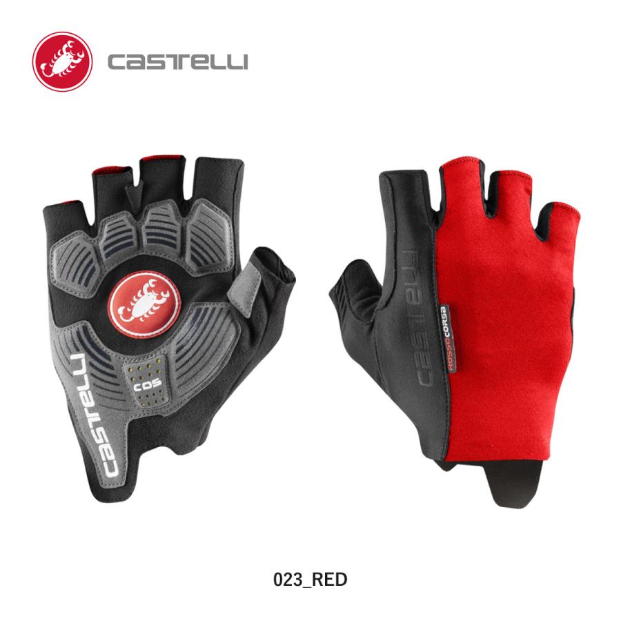 ＜春の感謝祭＞【即納】CASTELLI 19026 ROSSO CORSA ESPRESSO GLOVE カステリ ロッソコルサ エスプレッソ 指切グローブ｜cyclistanet｜03