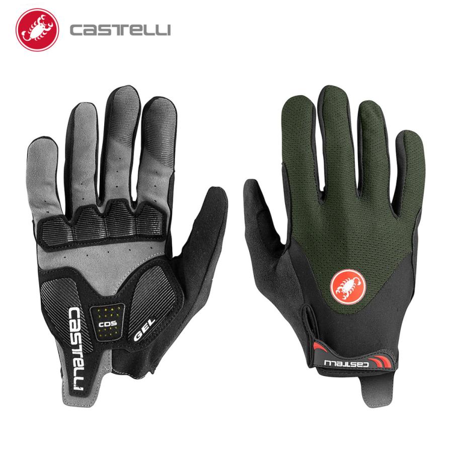 ＜春の感謝祭＞【即納】CASTELLI 20033 ARENBERG GEL LF GLOVE カステリ アランベール ゲル 長指グローブ｜cyclistanet｜05