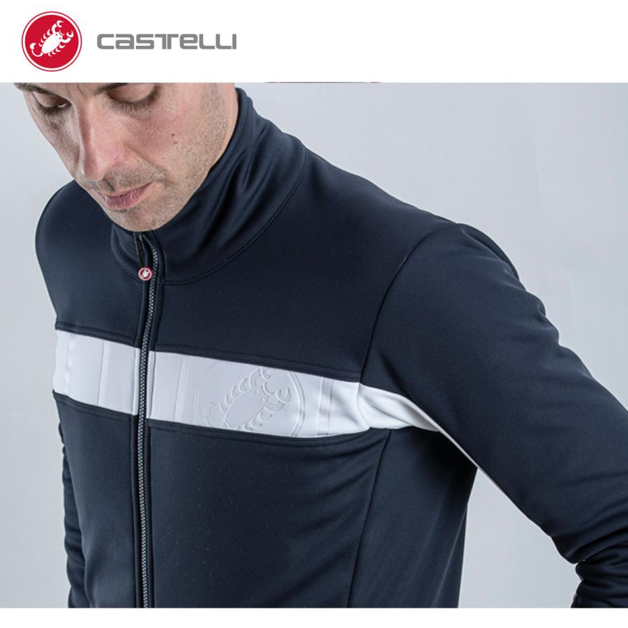 CASTELLI MORTIROLO VI ウインタージャケット ネイビー L CASTELLI MORTIROLO VI ウインタージャケット ネイビー L Castelli