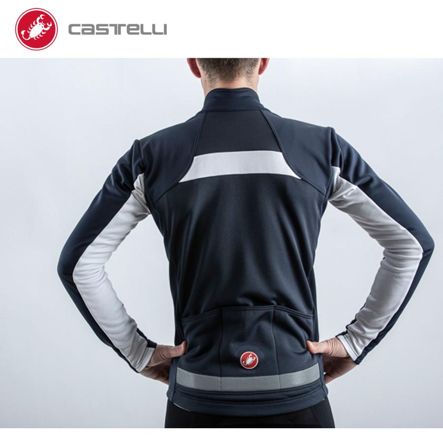 CASTELLI MORTIROLO VI ウインタージャケット ネイビー L CASTELLI MORTIROLO VI ウインタージャケット ネイビー L Castelli