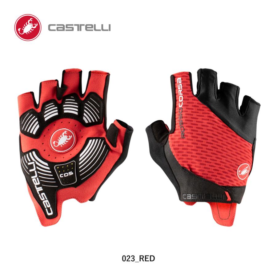 ＜春の感謝祭＞【即納】CASTELLI 21024 ROSSO CORSA PRO V GLOVE カステリ ロッソコルサ プロ 指切グローブ｜cyclistanet｜02