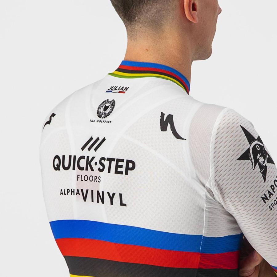 ★14300円〜最安値挑戦中★☆CASTELLI 32180 QUICK STEP COMPETIZIONE JERSEY カステリ クイックステップ 半袖ジャージの画像
