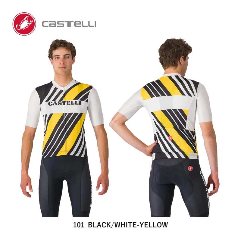 自転車 お*ん様 カステリ CASTELLI 半袖サイクルジャージ サイクリング