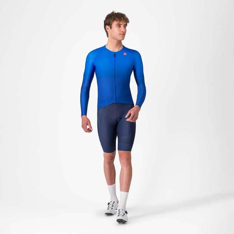 ★16660円〜最安値挑戦中★◎CASTELLI 25075 UPF LONG SLEEVE JERSEY カステリ 日焼け・紫外線対策 通年 万能 長袖ジャージの画像