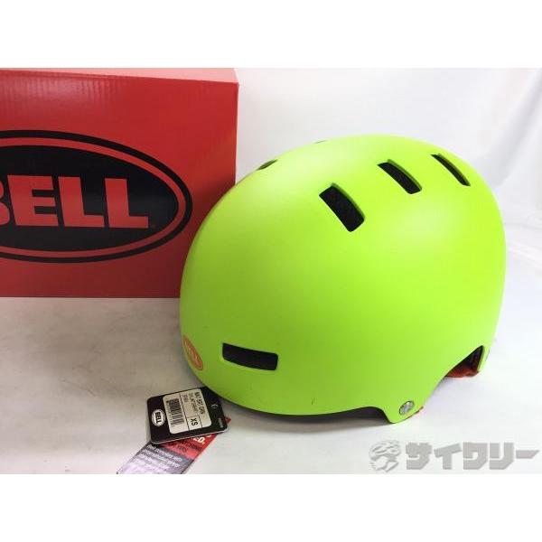 ヘルメット  ベル ヘルメット スパン マット ブライトグリーン XS  中古 | 