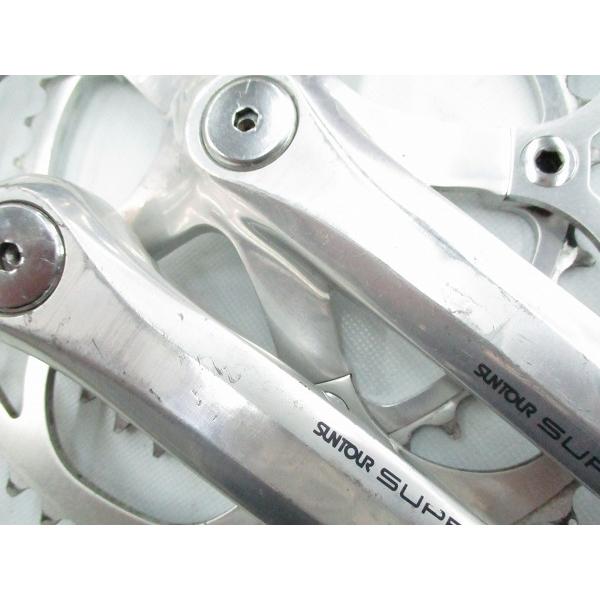 値下げ 中古 SUNTOUR SUPERBE PRO ロード クランクセット クランク クランク本体 サンツアー 【SALE】クランクセット