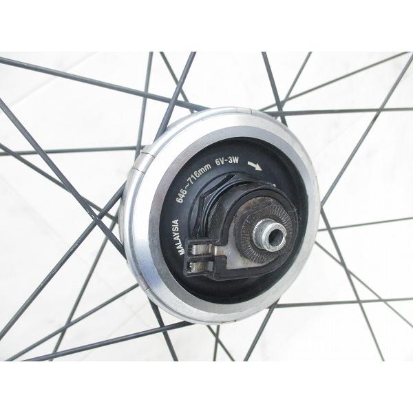 ホイール 700C シマノ フロントホイール WH-S501 ダイナモハブ 700c