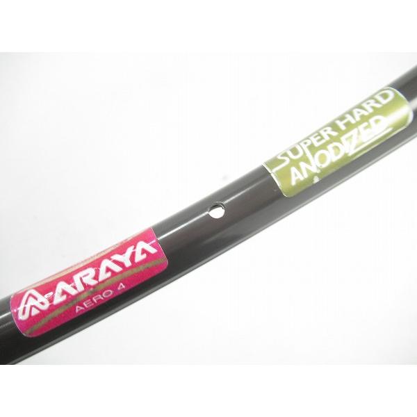 リム 700C アラヤ チューブラーリム AERO4 SUPER HARD ANODIZED 24H