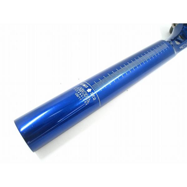 シートポスト 27.2mm ミケ SUPERTYPE 27.2/260mm ブルー - 中古