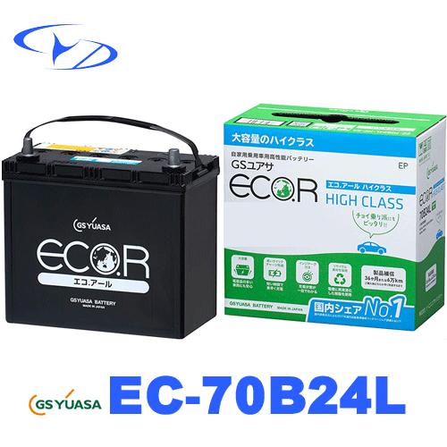 ECO.R EC 70B24L GSユアサ バッテリー エコアール ハイクラス