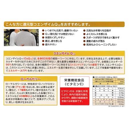 還元型コエンザイムQ10 R・E 1箱 3粒×30包入 サプリメント 栄養機能