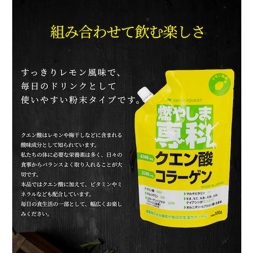 燃やしま専科 燃やしませんか レモン風味 1袋 500g入 粉末飲料 クエン