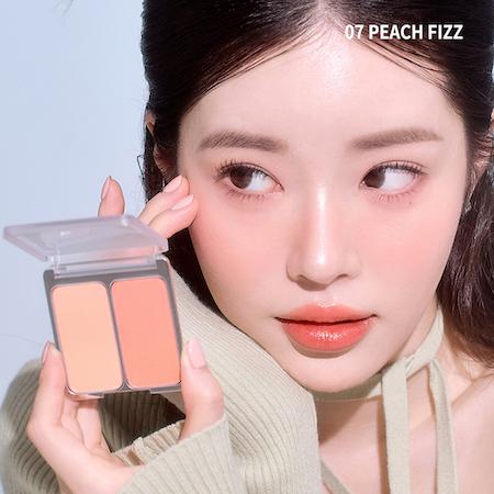 2aN（トゥーエーエヌ） B級品 デュアルチーク【＃7 Peach Fizz