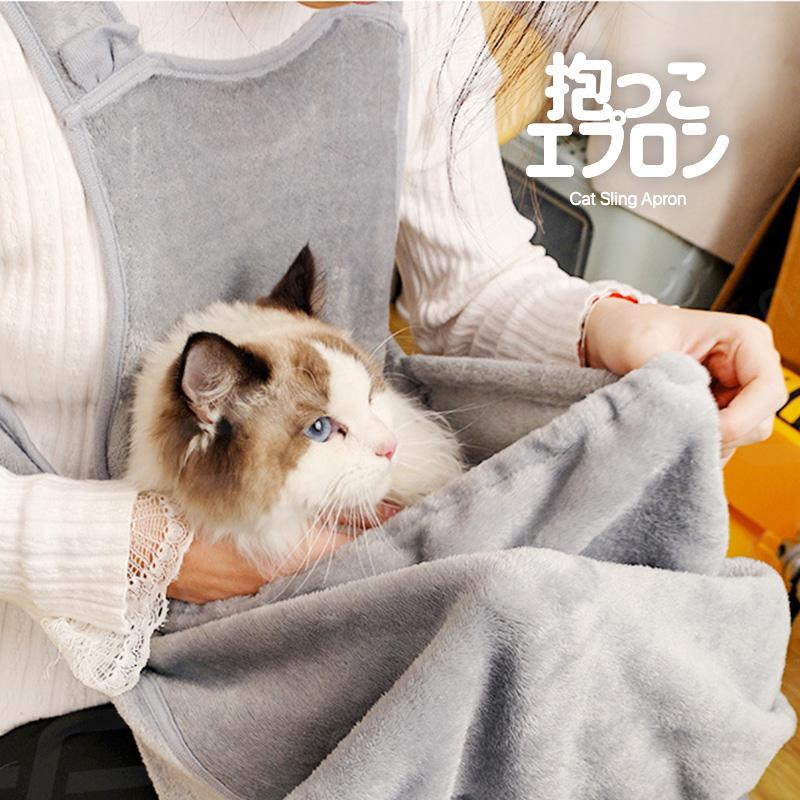 ペットスリング 抱っこエプロン ねこエプロン ねこ 猫 いぬ 犬 冬 スリング 猫用 犬用 小型犬 | 