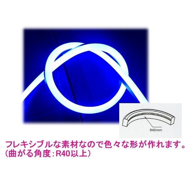 LEDネオンライト コンセントプラグ付 家庭用 100V 17M イルミネーション 屋外防水仕様 間接照明 明るい CY-SL17Mの画像