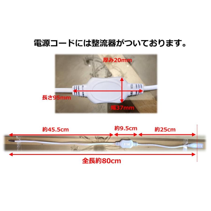 LEDテープライト 調光対応 100V 15M 業務用 業者 電球色 間接照明 棚照明 インテリア 明るい 二列式 CY-TPDW15M｜cytrading｜10