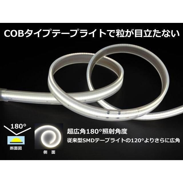 LEDテープライト PSE認証済 COBテープライト コンセントプラグ付 LEDテープライト PSE認証済 COBテープライト コンセントプラグ付