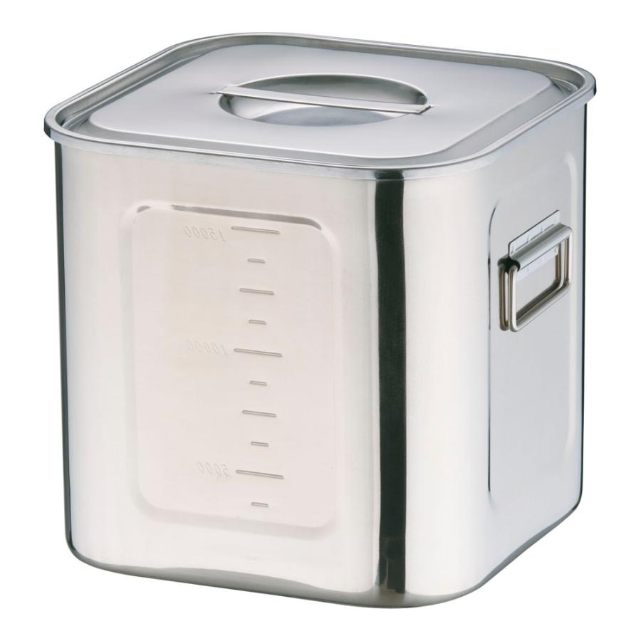 赤川器物製作所 AG 18-8深型キッチンポット(目盛付) 26cm(13.0L) 11026