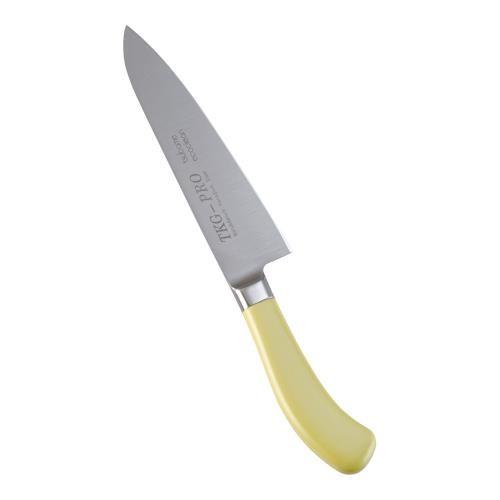 エコクリーン TKG PRO カラー牛刀 （両刃）18cm イエロー 9-0334-0601
