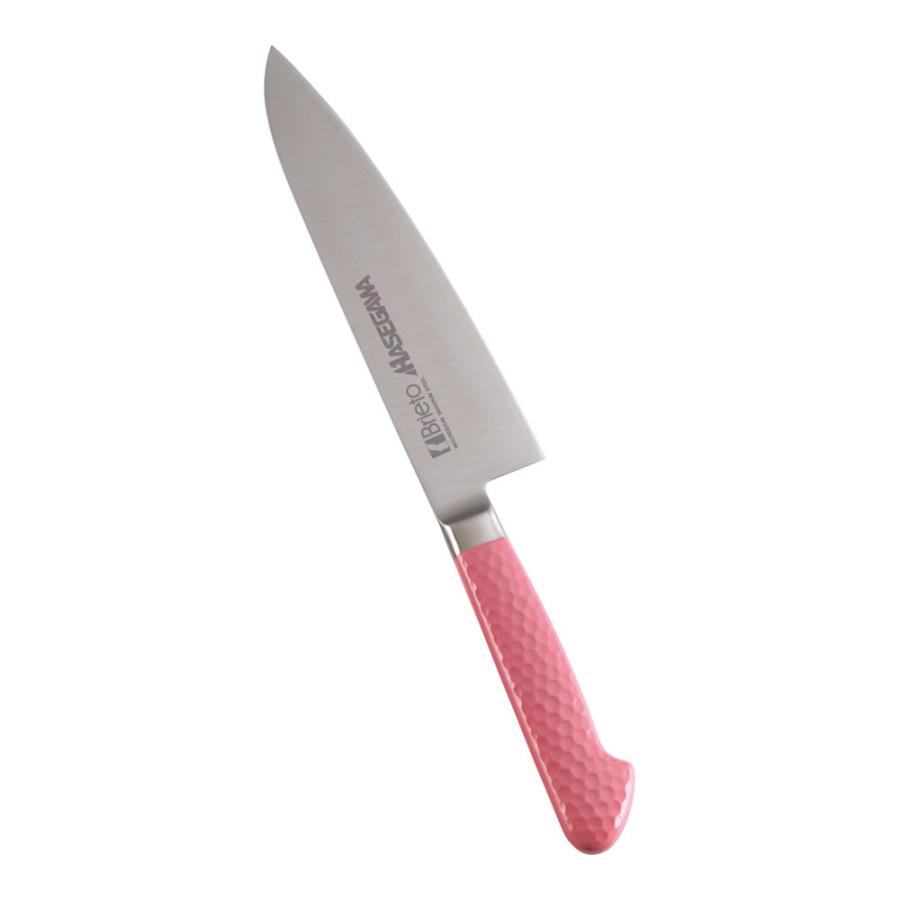 抗菌カラー庖丁 牛刀 18cm MGK−180 ピンク 9-0337-0505