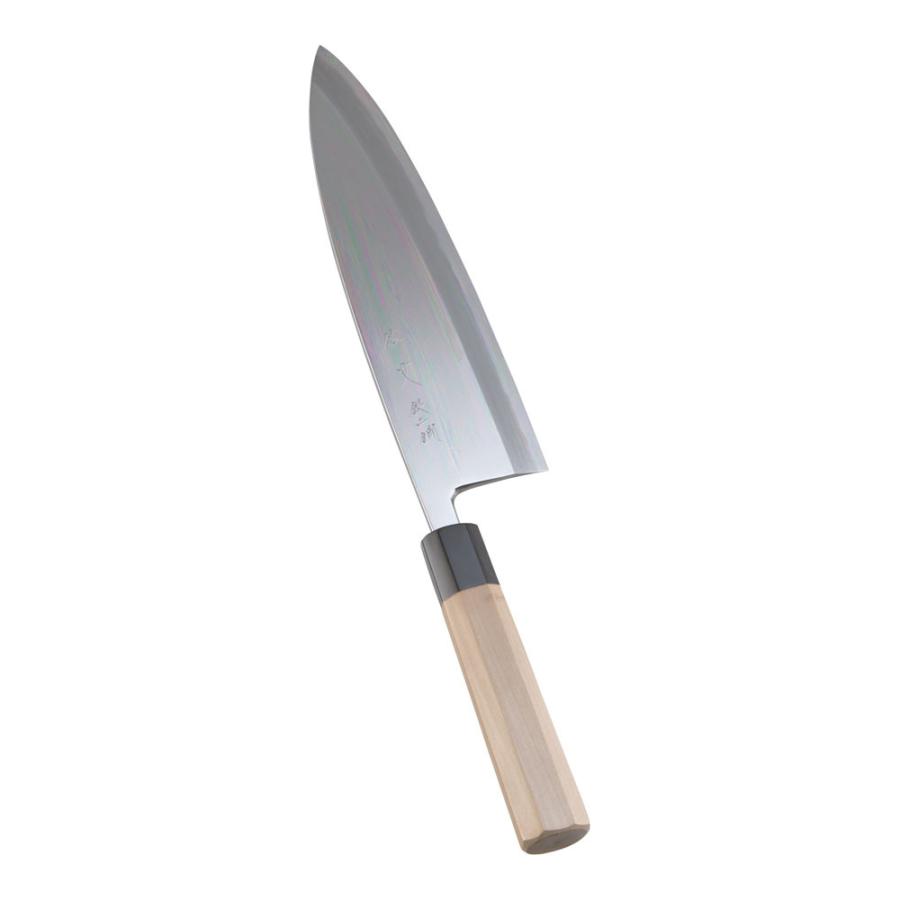 SA佐文 銀三鏡面仕上 出刃 24cm 出刃 8 0285 0804 ASB40024 厨房市場 SA佐文 銀三鏡面仕上 出刃 24cm 出刃 8 0285 0804 ASB40024 厨房市場