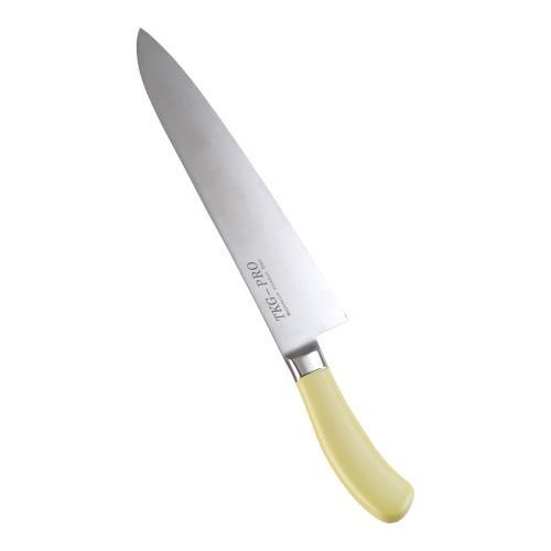 TKG PRO 抗菌カラー 牛刀（両刃） 27cm イエロー 9-0334-0209