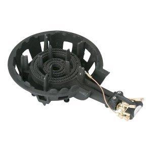 鋳物コンロ DE−21J（二重） PSL パイロット付 LPガス 9-0722-0301